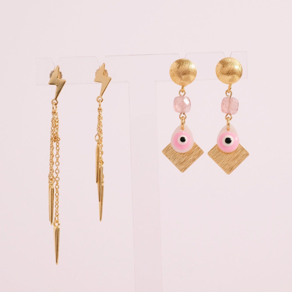 Duo de Boucles d'oreilles pour l'été