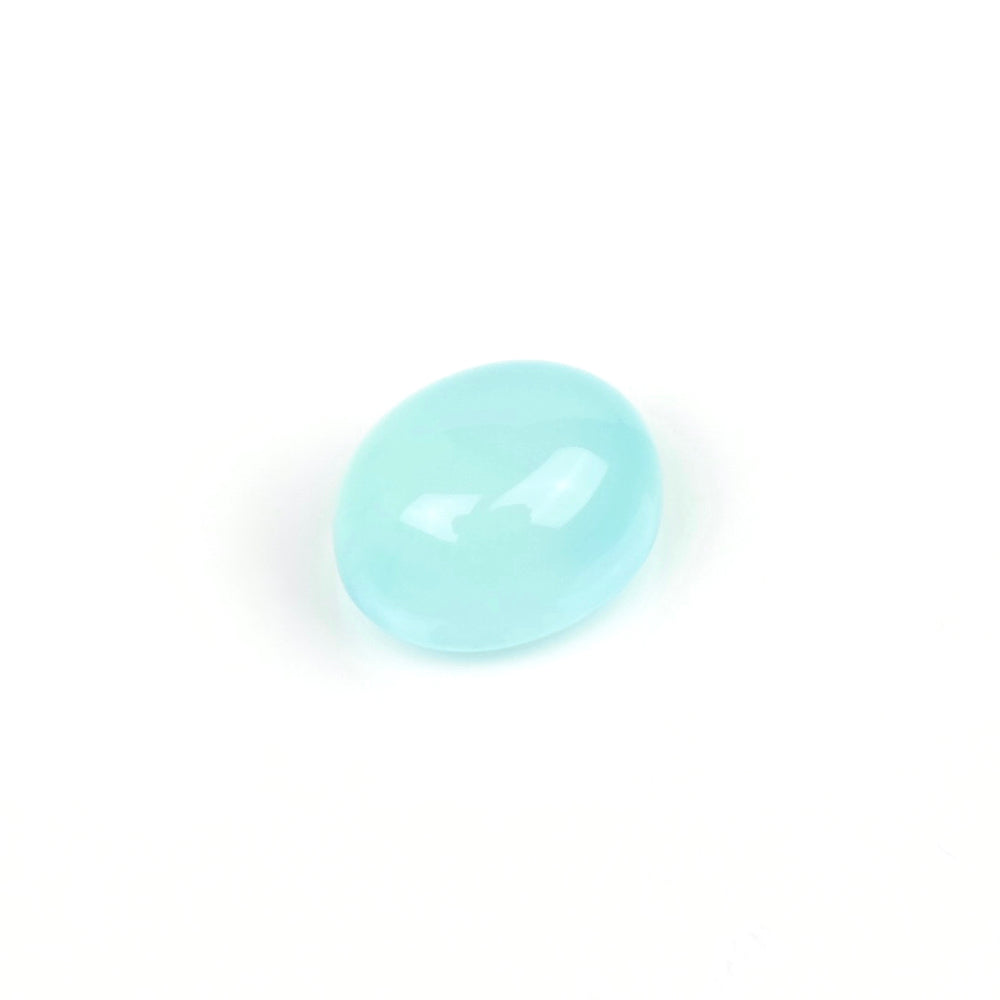 Cabochon pierre naturelle Ovale 8 x 10mm Calcédoine Aqua