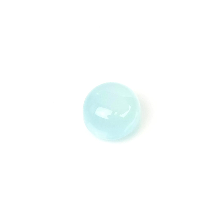 Cabochon pierre naturelle rond 7mm Calcédoine Aqua