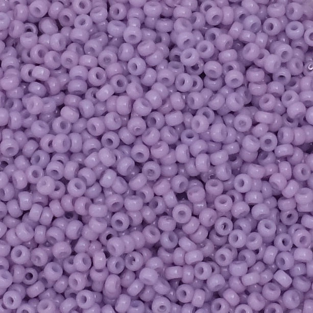 8 grammes de perles Miyuki Rocailles 15/0 Duracoat Opq Crocus N°4486