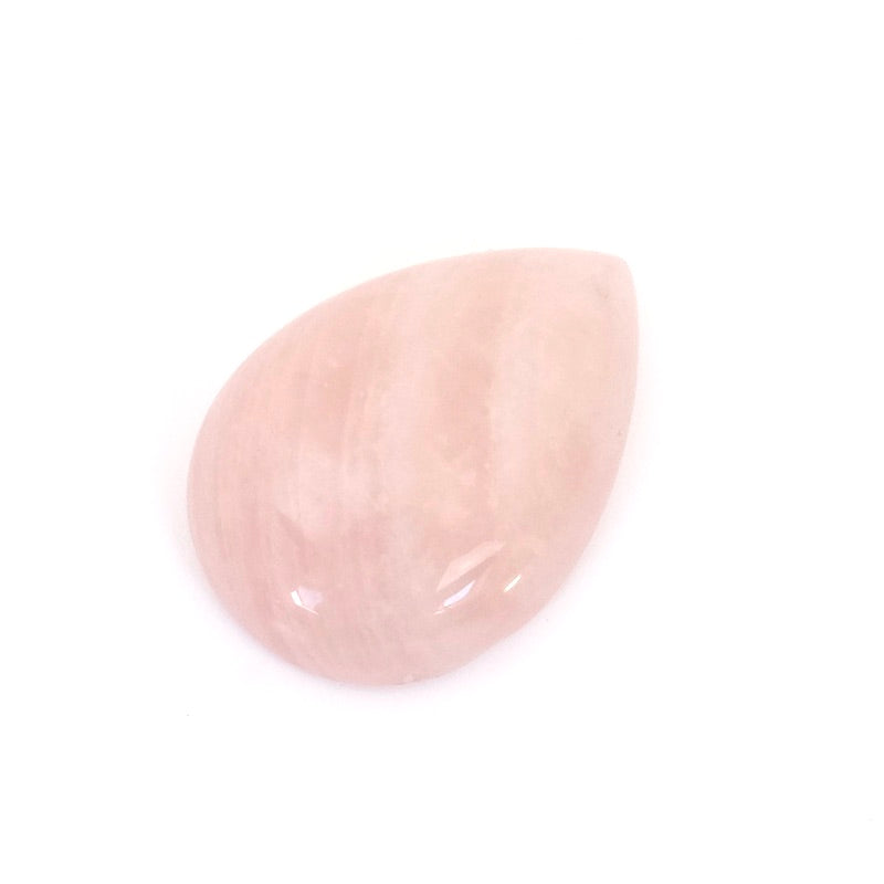 Cabochon pierre naturelle Goutte 25 x 18mm Quartz rose