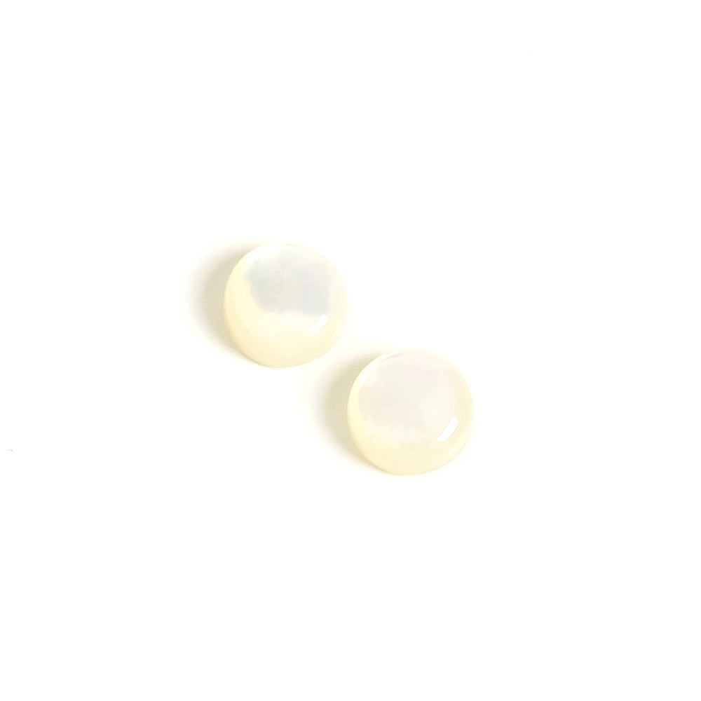 Cabochon pierre naturelle rond 7mm Nacre