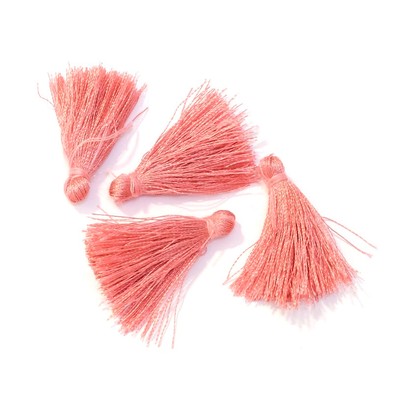 Copy of 6 Pompons en polyester 30mm Vieux Rose