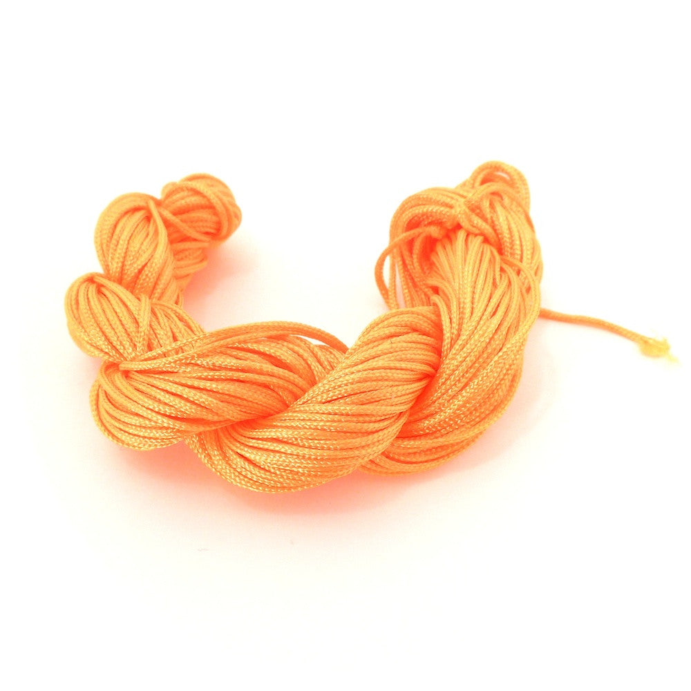 25 mètres de Fils Nylon Shambala 1mm Orange clair